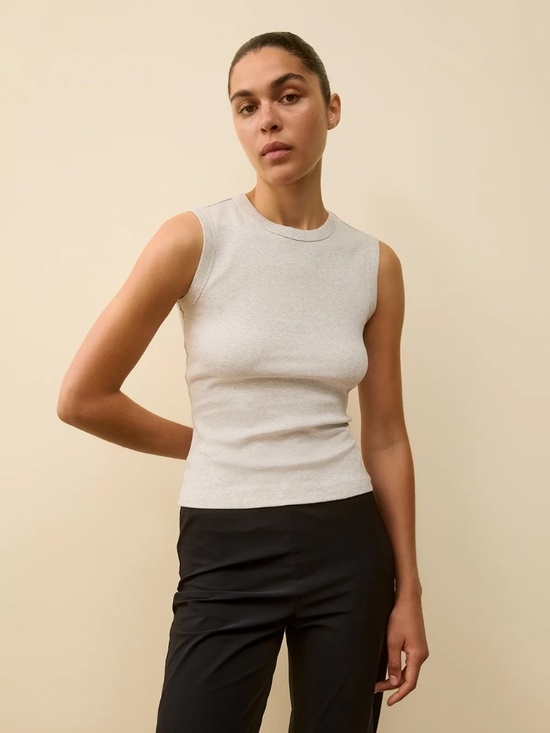 Flore Flore Tops - Bundle 2 Flore Flore Esme Tanks Grey (X-Small) and Sky Blue (Small)